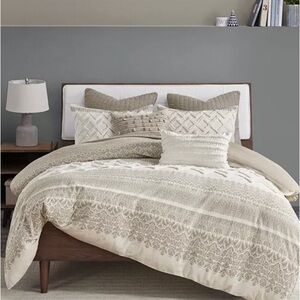 The INK+IVY Mila cotton printed duvet cover set